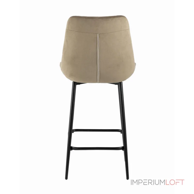 Флекс обивка велюр капучино ножки металл черные от ImperiumLoft