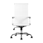 TopChairs City офисное белое обивка экокожа, механизм качания Top Gun от ImperiumLoft