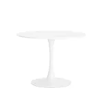 Tulip D100 белый столешница МДФ ножка металл от ImperiumLoft