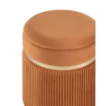 Миранда с ящиком велюр оранжевый от ImperiumLoft