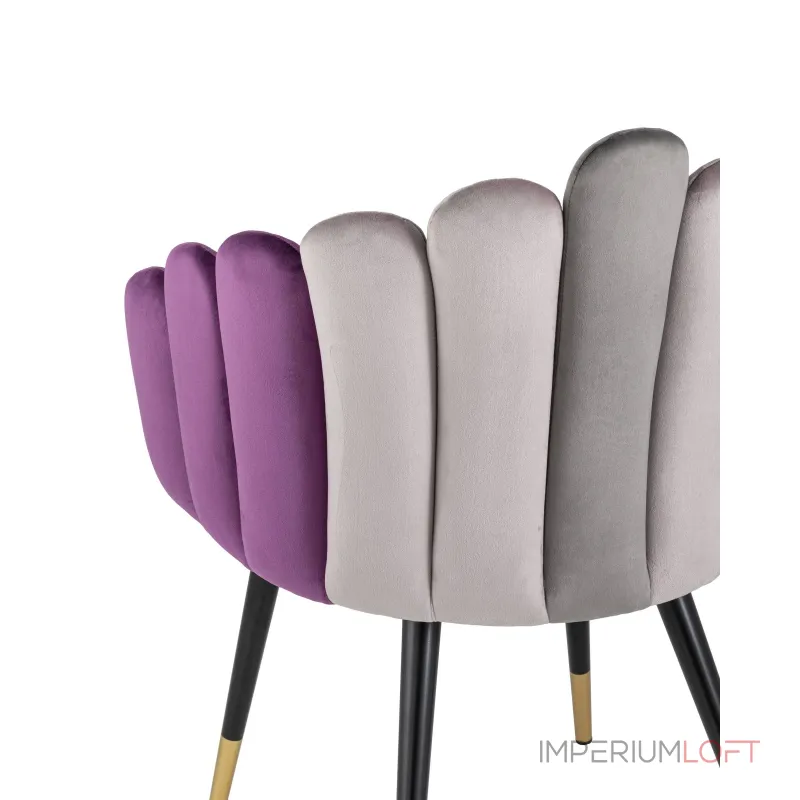 Камелия серый мягкое обивка велюр от ImperiumLoft