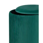 Шарлотта с ящиком велюр зеленый с металлическим основанием в золотом цвете от ImperiumLoft