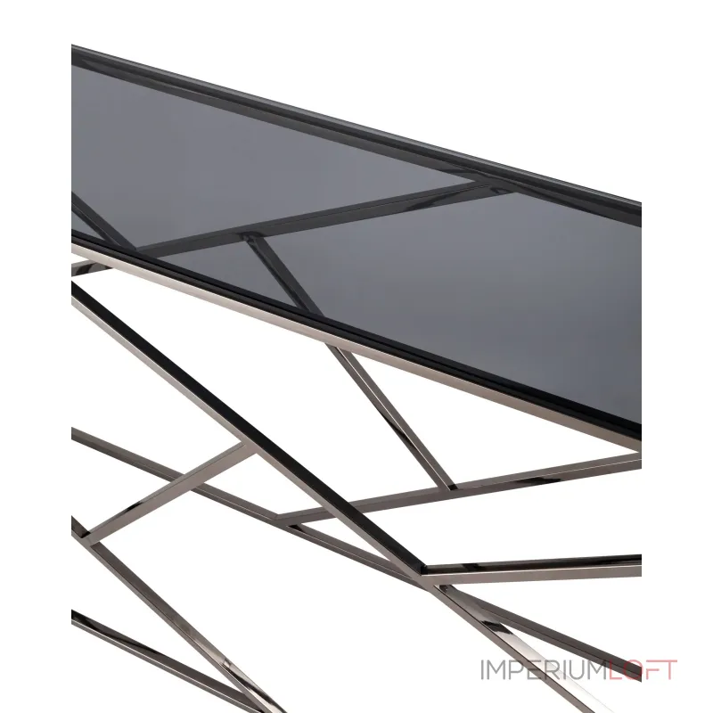 АРТ ДЕКО 115*30 темный хром стекло smoke нержавеющая сталь от ImperiumLoft АРТ ДЕКО 115*30 темный хром стекло smoke нержавеющая сталь от ImperiumLoft