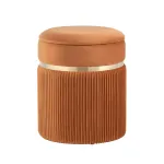 Миранда с ящиком велюр оранжевый от ImperiumLoft