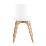 LIBRA Soft БЕЛОЕ белый пластик, съемная подушка, массив бука от ImperiumLoft