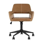 Филиус коричневый обивка экокожа крестовина металл черный механизм регулировки высоты от ImperiumLoft