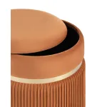 Миранда с ящиком велюр оранжевый от ImperiumLoft