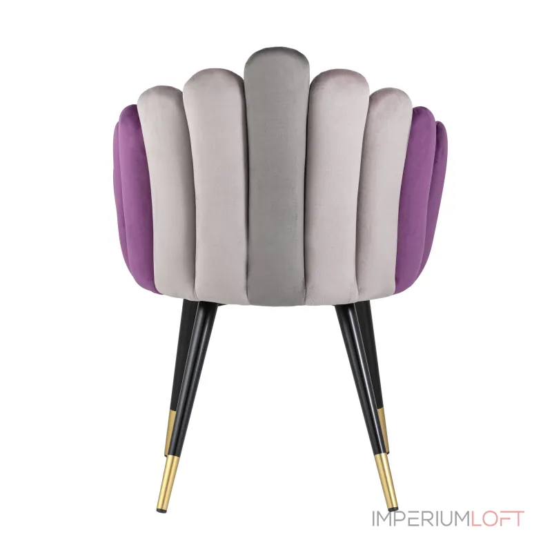 Камелия серый мягкое обивка велюр от ImperiumLoft