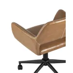 Филиус коричневый обивка экокожа крестовина металл черный механизм регулировки высоты от ImperiumLoft