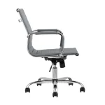 TopChairs City S офисное серое, обивка экокожа, механизм качания и регулировки по высоте от ImperiumLoft