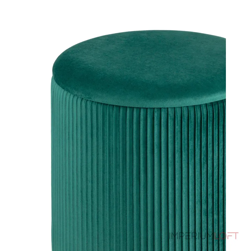 Шарлотта с ящиком велюр зеленый с металлическим основанием в золотом цвете от ImperiumLoft Шарлотта с ящиком велюр зеленый с металлическим основанием в золотом цвете от ImperiumLoft