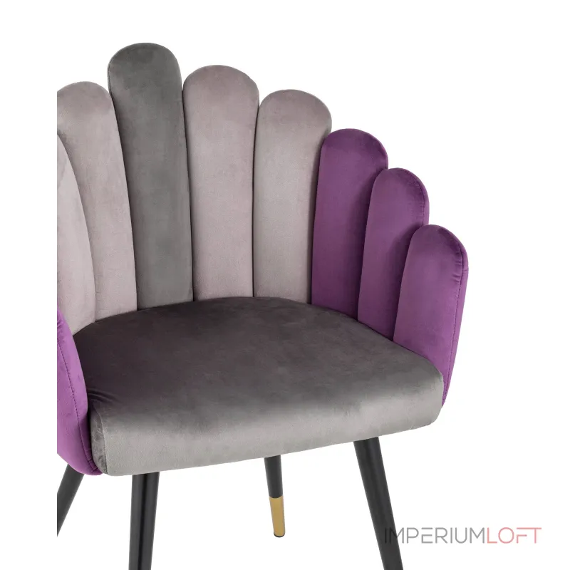 Камелия серый мягкое обивка велюр от ImperiumLoft