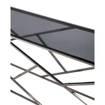 АРТ ДЕКО 115*30 темный хром стекло smoke нержавеющая сталь от ImperiumLoft