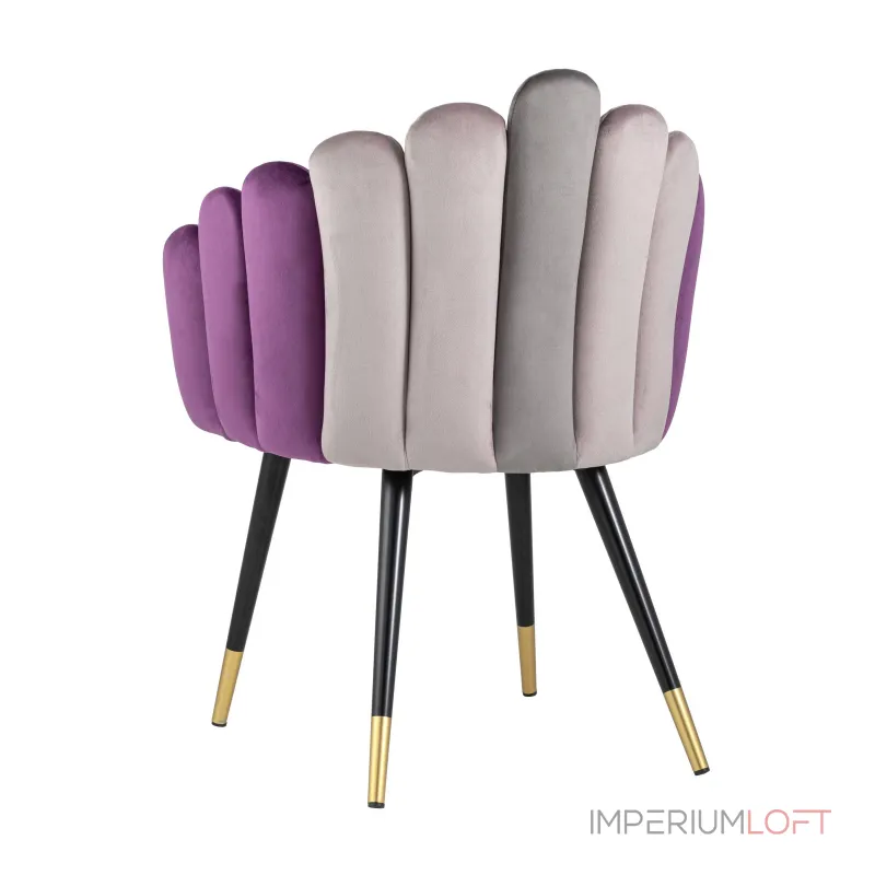 Камелия серый мягкое обивка велюр от ImperiumLoft