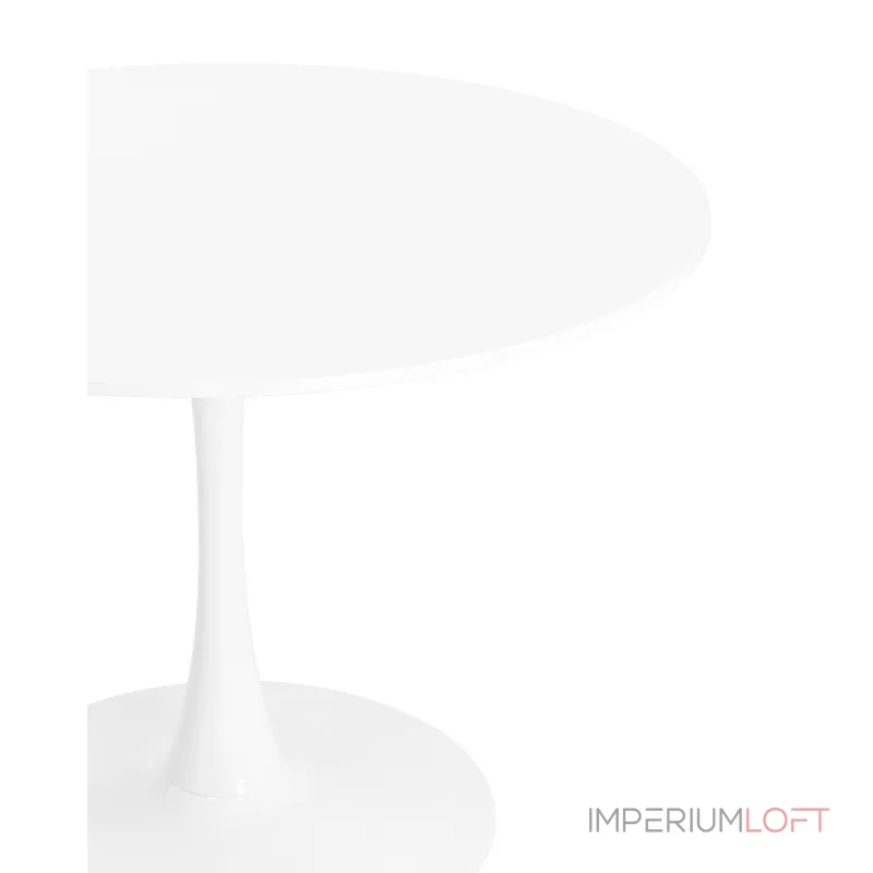 Tulip D100 белый столешница МДФ ножка металл от ImperiumLoft Tulip D100 белый столешница МДФ ножка металл от ImperiumLoft