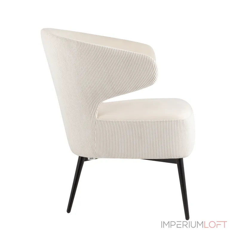 Royal Stripes велюр молочный от ImperiumLoft