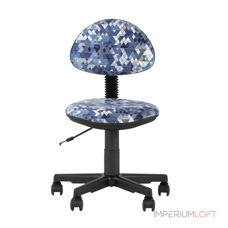 детское УМКА абстракция синий обивка ткань крестовина пластик механизм регулировки высоты от ImperiumLoft