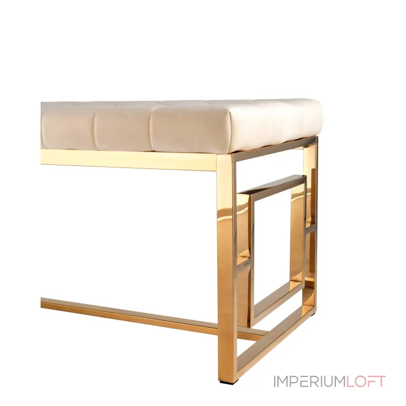 БРУКЛИН сталь золото, нержавеющая сталь, обивка сиденья бежевый велюр от ImperiumLoft БРУКЛИН сталь золото, нержавеющая сталь, обивка сиденья бежевый велюр от ImperiumLoft