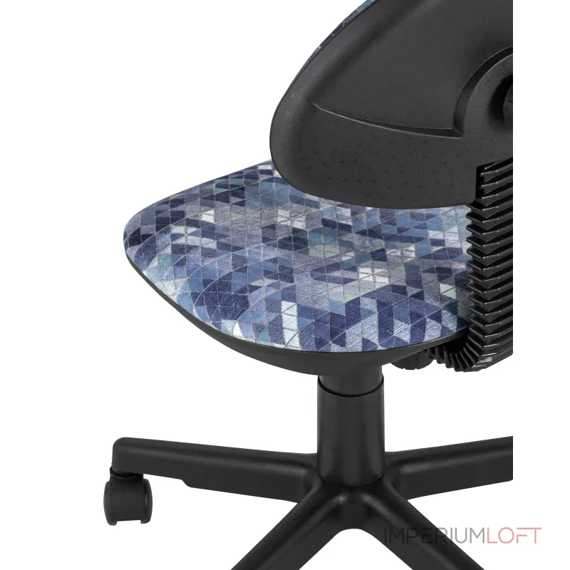 детское УМКА абстракция синий обивка ткань крестовина пластик механизм регулировки высоты от ImperiumLoft