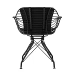 Thomas черное из металла с обивкой из экокожи черного цвета от ImperiumLoft