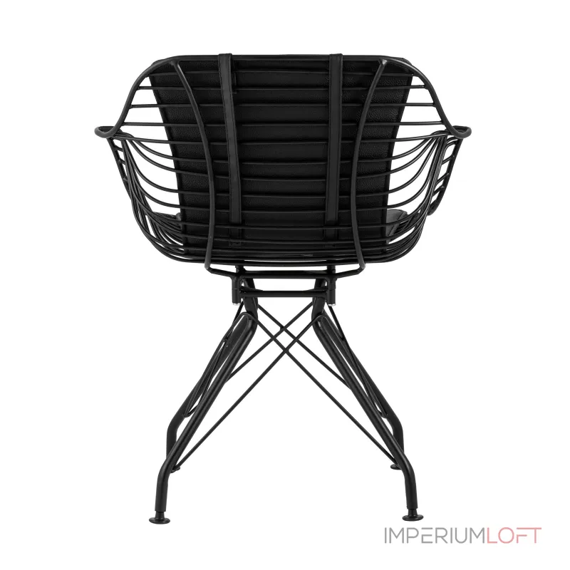 Thomas черное из металла с обивкой из экокожи черного цвета от ImperiumLoft Thomas черное из металла с обивкой из экокожи черного цвета от ImperiumLoft