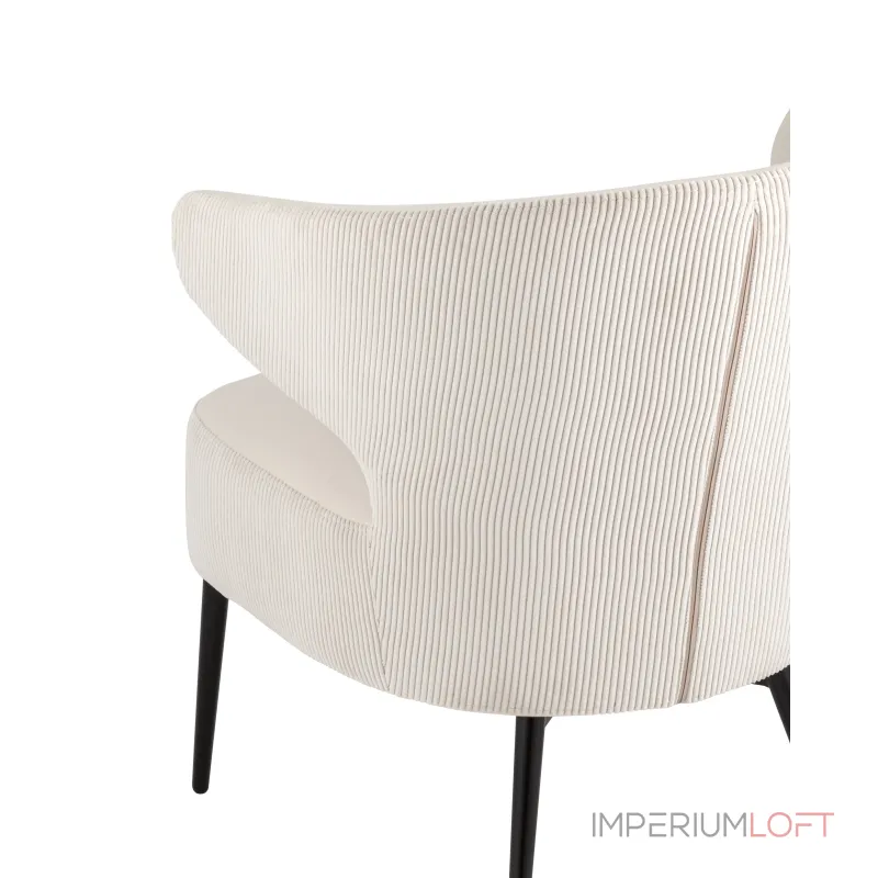 Royal Stripes велюр молочный от ImperiumLoft