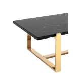 Тоби 109*66 черный мрамор сталь золото от ImperiumLoft