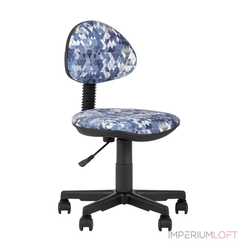 детское УМКА абстракция синий обивка ткань крестовина пластик механизм регулировки высоты от ImperiumLoft