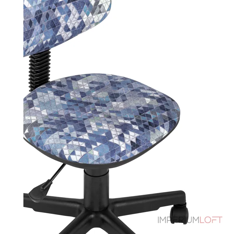 детское УМКА абстракция синий обивка ткань крестовина пластик механизм регулировки высоты от ImperiumLoft