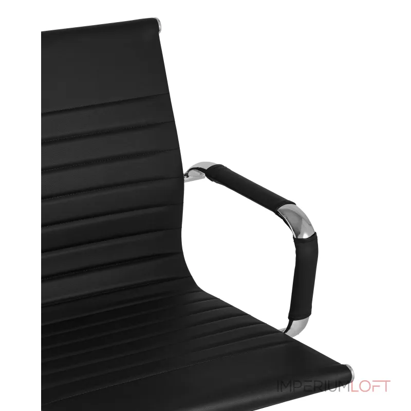 TopChairs City S офисное черное в обивке из экокожи, механизм регулирования по высоте и качания от ImperiumLoft TopChairs City S офисное черное в обивке из экокожи, механизм регулирования по высоте и качания от ImperiumLoft