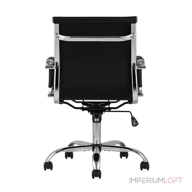 TopChairs City S офисное черное в обивке из экокожи, механизм регулирования по высоте и качания от ImperiumLoft TopChairs City S офисное черное в обивке из экокожи, механизм регулирования по высоте и качания от ImperiumLoft
