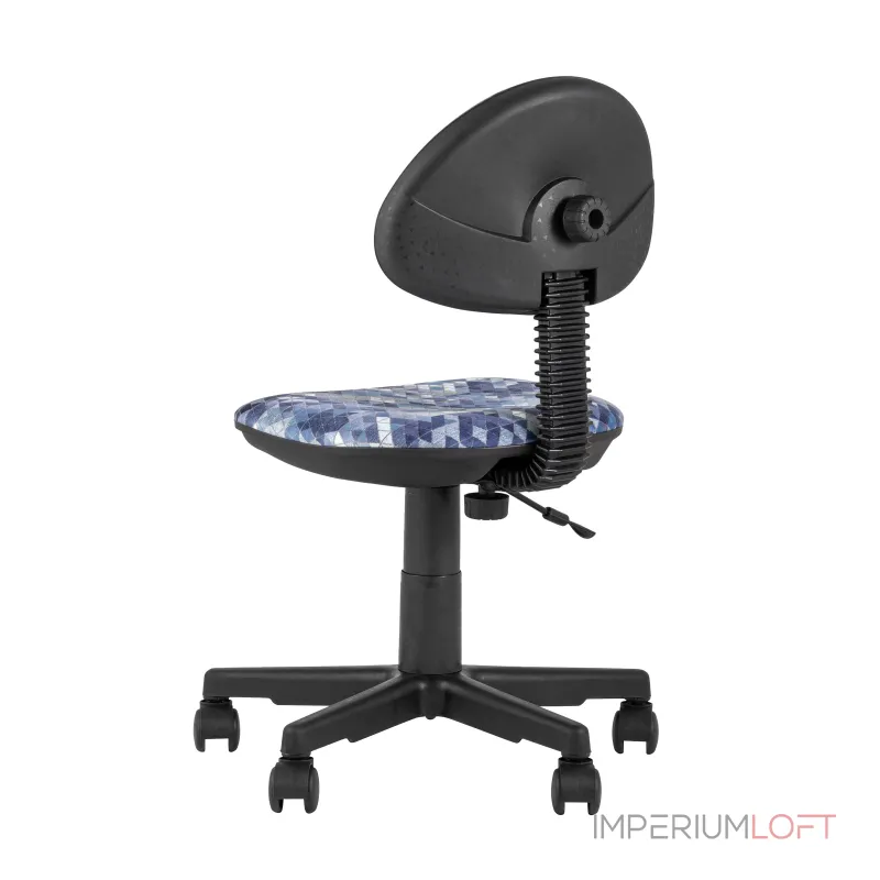 детское УМКА абстракция синий обивка ткань крестовина пластик механизм регулировки высоты от ImperiumLoft