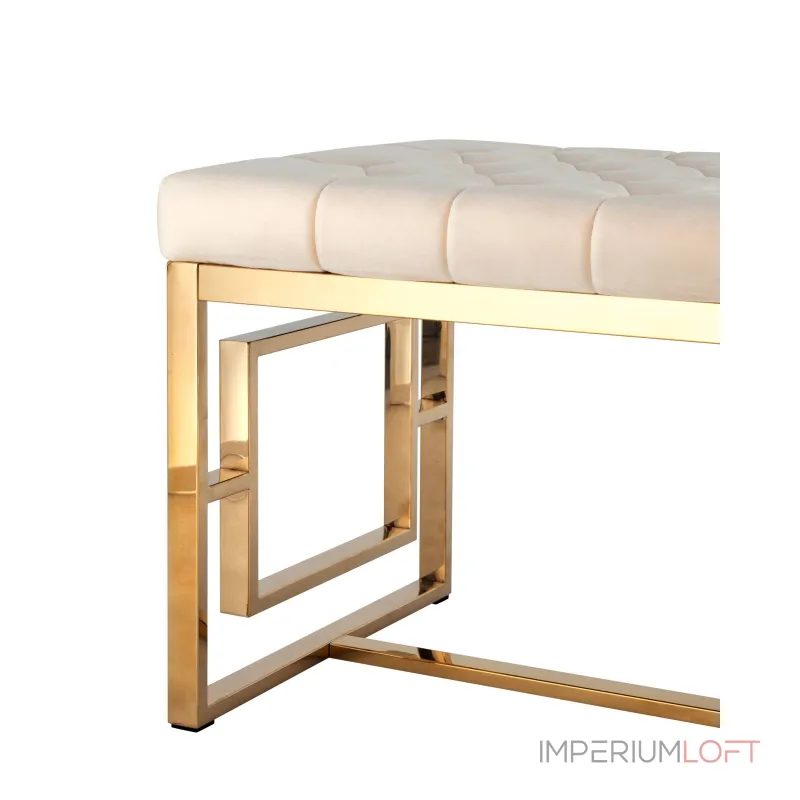 БРУКЛИН сталь золото, нержавеющая сталь, обивка сиденья бежевый велюр от ImperiumLoft БРУКЛИН сталь золото, нержавеющая сталь, обивка сиденья бежевый велюр от ImperiumLoft