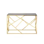 АРТ ДЕКО 120*40 нержавеющая сталь золото стекло темный хром от ImperiumLoft