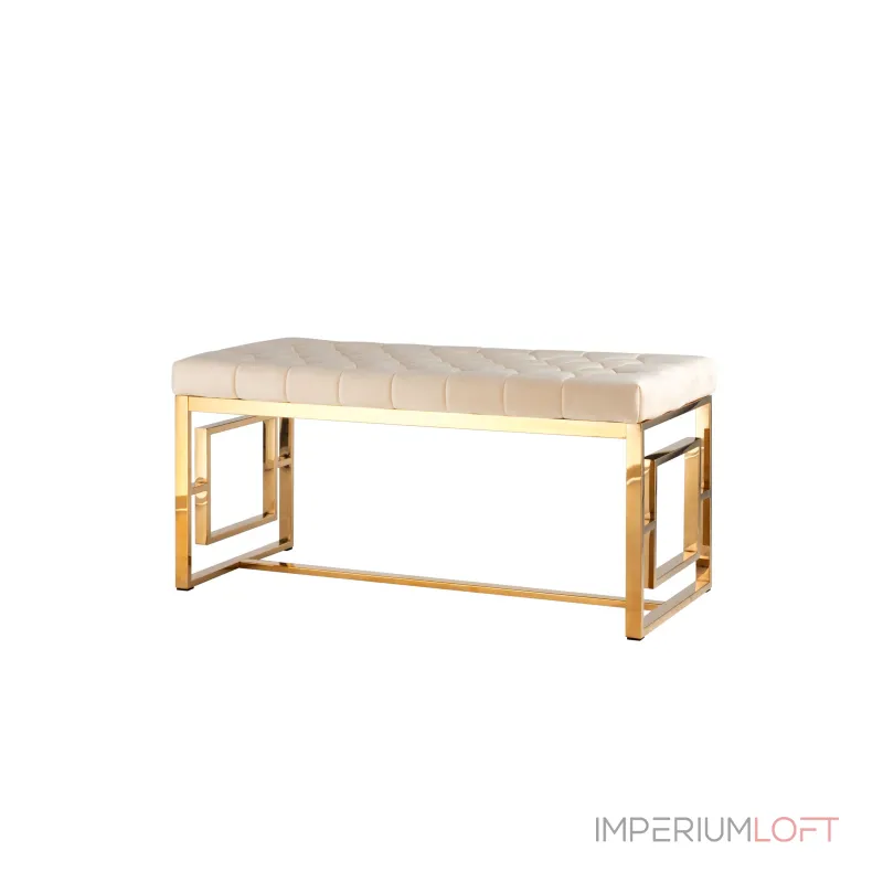 БРУКЛИН сталь золото, нержавеющая сталь, обивка сиденья бежевый велюр от ImperiumLoft БРУКЛИН сталь золото, нержавеющая сталь, обивка сиденья бежевый велюр от ImperiumLoft
