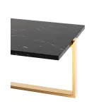 Тоби 109*66 черный мрамор сталь золото от ImperiumLoft