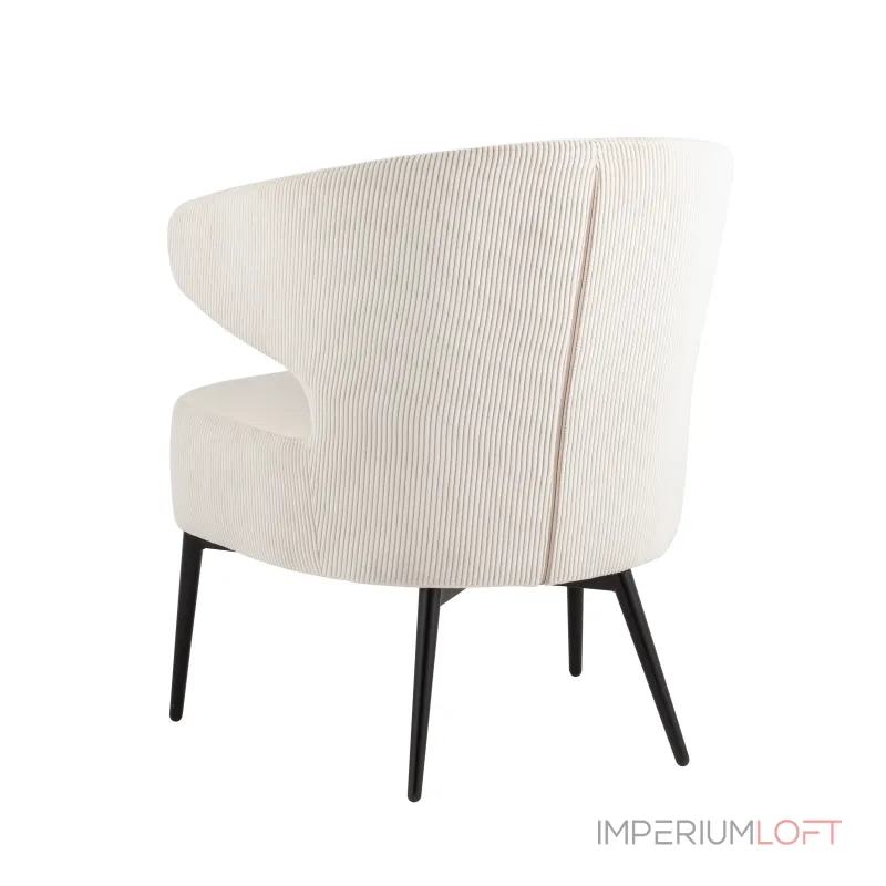 Royal Stripes велюр молочный от ImperiumLoft