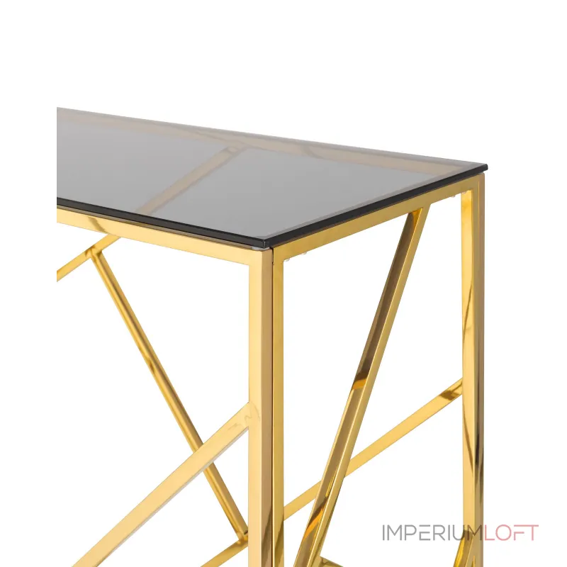 АРТ ДЕКО 120*40 нержавеющая сталь золото стекло темный хром от ImperiumLoft АРТ ДЕКО 120*40 нержавеющая сталь золото стекло темный хром от ImperiumLoft