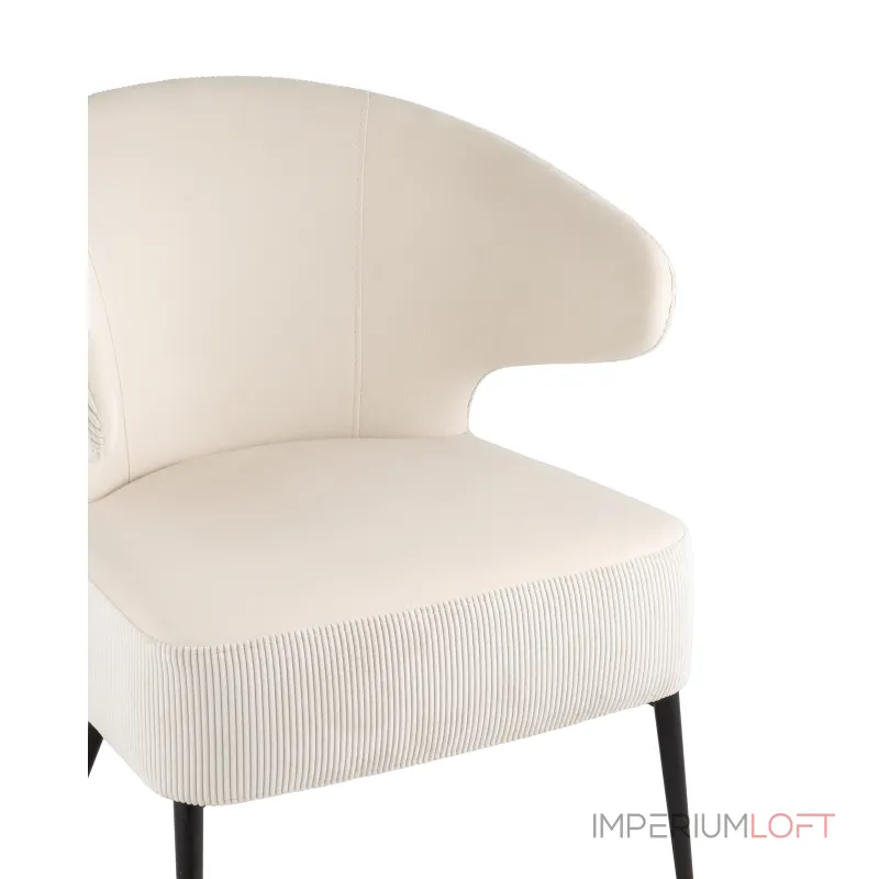 Royal Stripes велюр молочный от ImperiumLoft