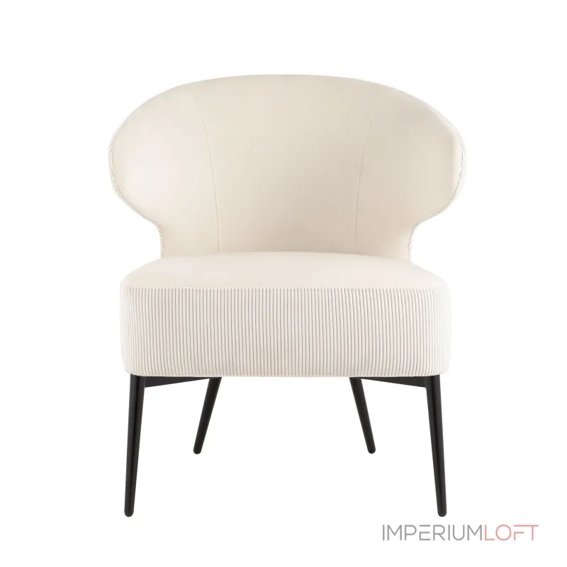 Royal Stripes велюр молочный от ImperiumLoft