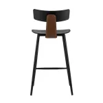 полубарный ANT пластиковый черный вставки экокожа от ImperiumLoft