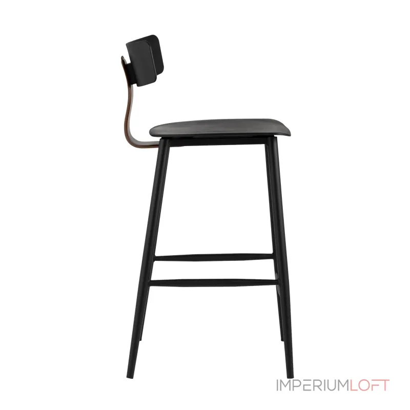 полубарный ANT пластиковый черный вставки экокожа от ImperiumLoft