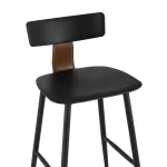 полубарный ANT пластиковый черный вставки экокожа от ImperiumLoft