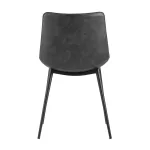 кухонный Texas мягкая обивка из экокожи, цвет серый, ножки черные от ImperiumLoft