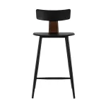 полубарный ANT пластиковый черный вставки экокожа от ImperiumLoft