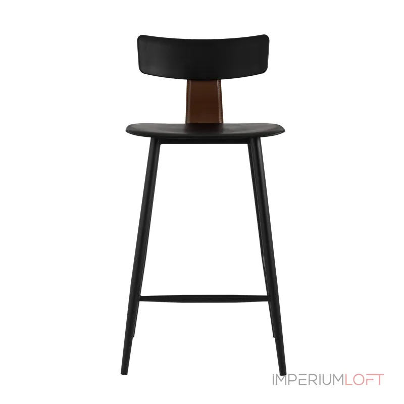 полубарный ANT пластиковый черный вставки экокожа от ImperiumLoft