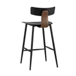 полубарный ANT пластиковый черный вставки экокожа от ImperiumLoft