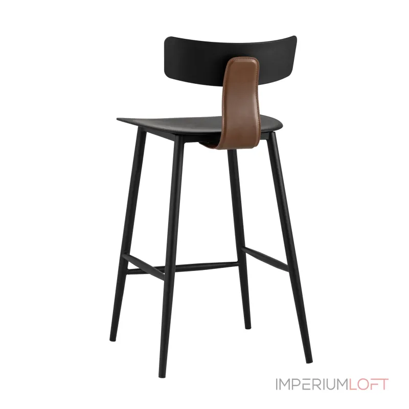 полубарный ANT пластиковый черный вставки экокожа от ImperiumLoft