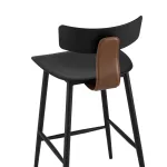 полубарный ANT пластиковый черный вставки экокожа от ImperiumLoft