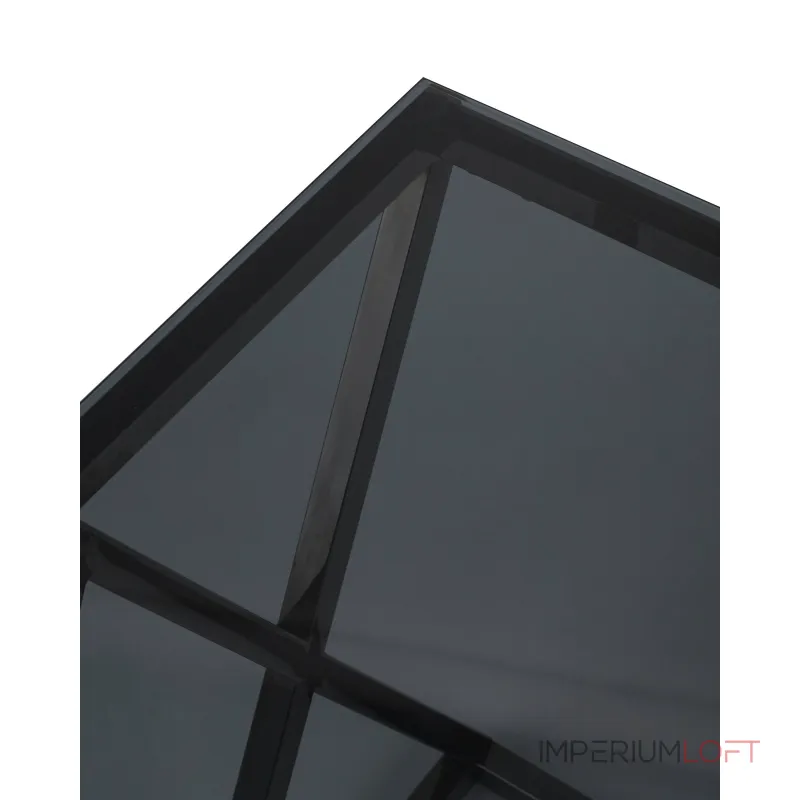ИНСИГНИЯ 55*55 нержавеющая сталь темный хром стекло smoke от ImperiumLoft ИНСИГНИЯ 55*55 нержавеющая сталь темный хром стекло smoke от ImperiumLoft